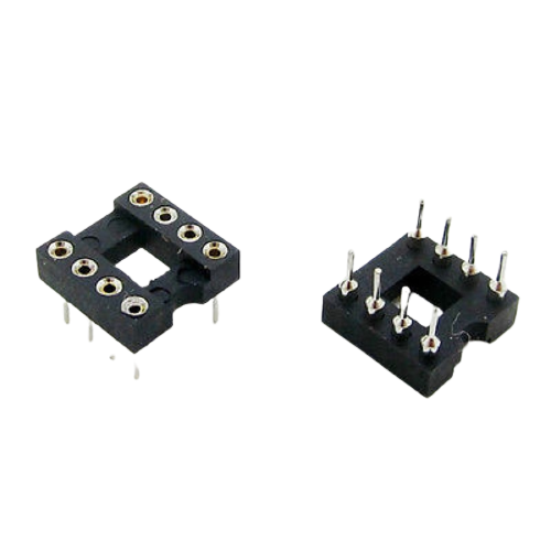 DIP8 Quality Precision/Turned PIN Open Frame PCB 8 Way IC Socket