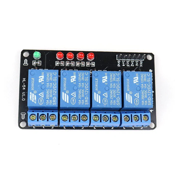 12V 4 Channel Relay Module