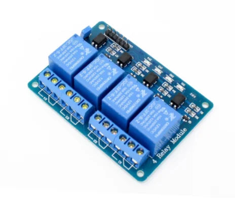 4 Road/Channel Relay Module (with light coupling) 12V