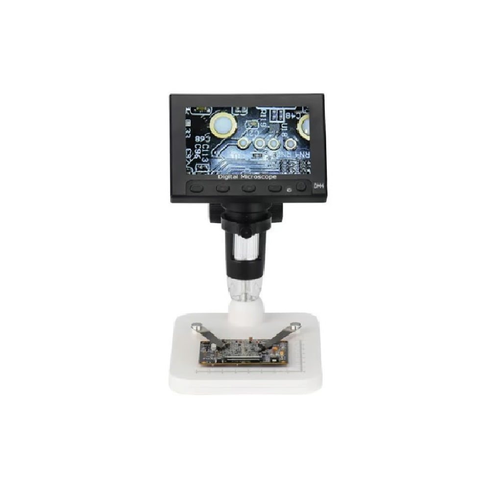 DM4 1000x 2.0MP USB Digital Electronic Microscope 4.3″LCD Display for PCB Motherboard Repaire Plastic Stent