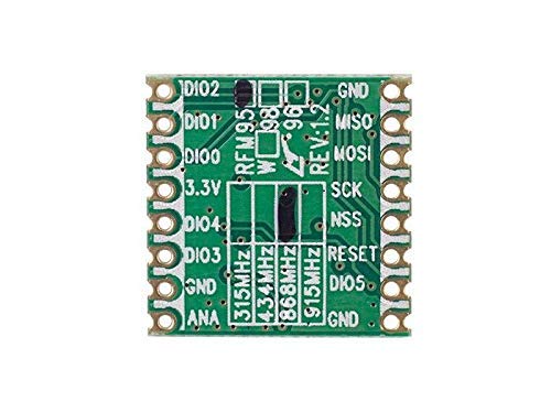 RFM95W-868S2 RFM95 LoRa Ultra-long Range Transceiver Module - GFSK GMSK LoRa OOK - 868MHz SPI - for IoT Automated Meter Reading (RFM95W) (RFM95W-868S2)