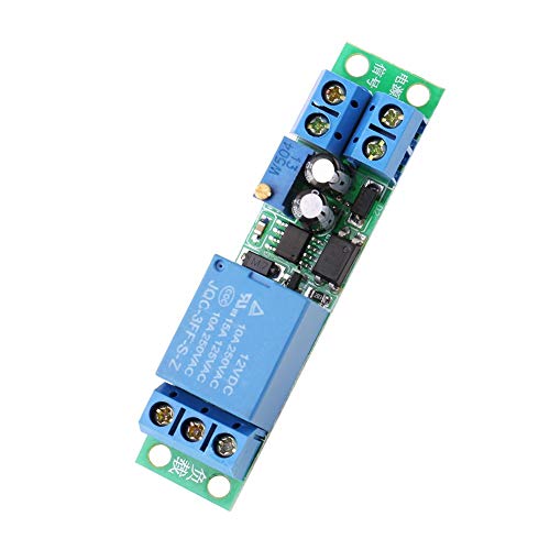 DC 12V Switch Delay-Relay Module with Adjustable Delay Time 0~25 Second Signal Triggering Switch Module