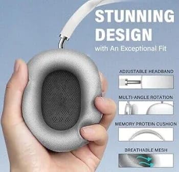 High-Fidelity Sound Wireless P9 Headphones Bluetooth 5.1 Over-Ear Design | Premium dark pink Headphones | Comfortable Fit, Noise-Canceling, and Long Battery Life