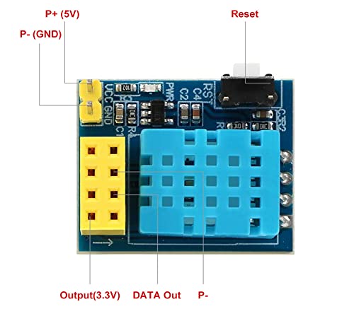 ESP8266 ESP-01 ESP-01S DHT11 Temperature and Humidity WiFi Node does not Include wireless Module