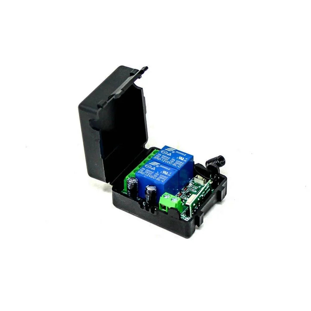 433MHz 12V 2 Channel, Relay Module Wireless, Remote Control Switch, without Battery