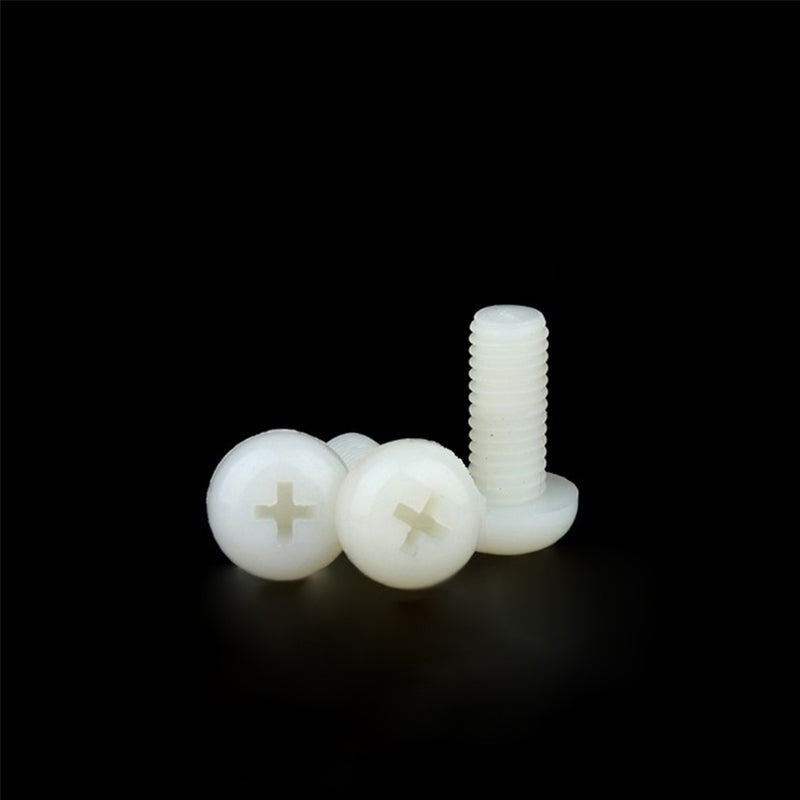 White Nylon Bolt M3*5mm (Pack of 10)