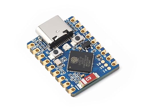 Waveshare ESP32-S3 Mini Development Board, Based on ESP32-S3FH4R2 Dual-Core Processor, 240MHz Running Frequency, 2.4GHz Wi-Fi & Bluetooth 5