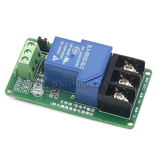 1 Channel Relay Module, 30A with Optocoupler, Isolation 5V Supports, High and Low Triger