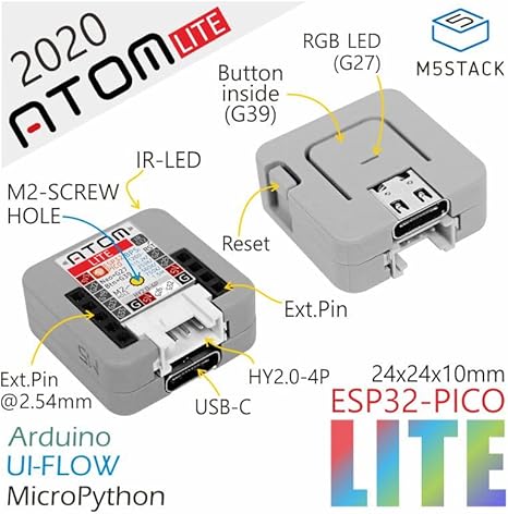 M5 Stack ATOM Lite ESP32 Development Kit
