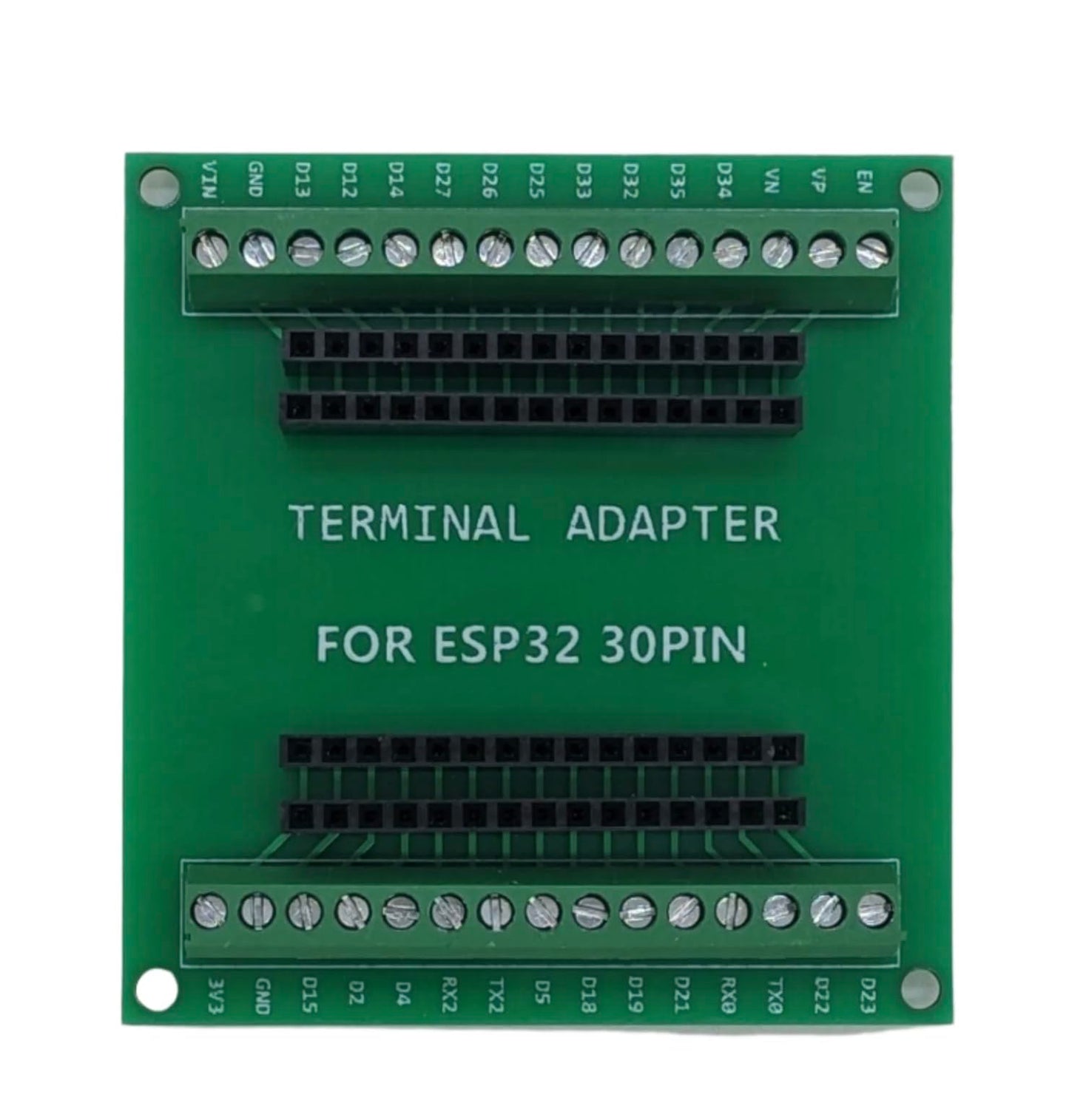 Green ESP32 Breakout Board for 30PIN ESP32 Development Board