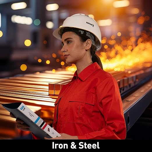 Mallcom Diamond XIII White Ventilated Sturdy UV Resistant HDPE Safety Helmet with Plastic Suspension and Ratchet Type Adjustment|Safety Helmet for Industrial & Construction (Pack of 1) (White)