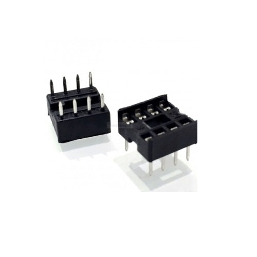 8 Pin DIP8 Integrated Circuit IC Sockets Adaptor(Pack of 10)