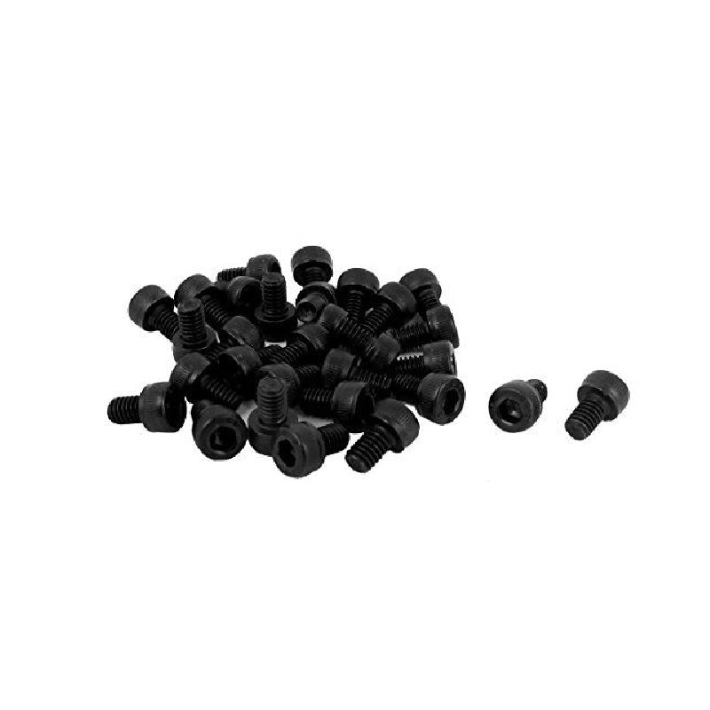 Socket Head Cap (Allen) Bolt Set of M3 X 6MM and Nut-12 pcs.