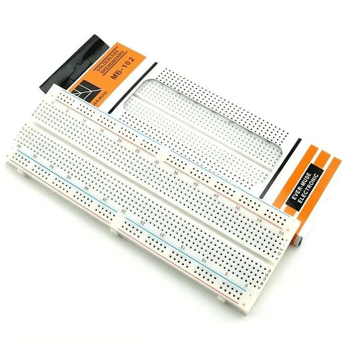 MB102 830 Points Solderless Prototype PCB Breadboard High Quality