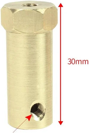 4mm Hex coupling for Robot Smart Car Wheel 30mm Length