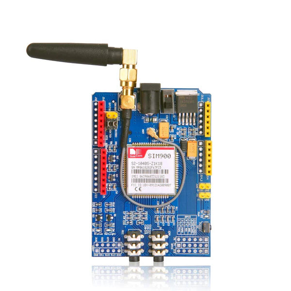 SIM900 GPRS/GSM Shield Development Board Quad-Band Module For Arduino Compatible