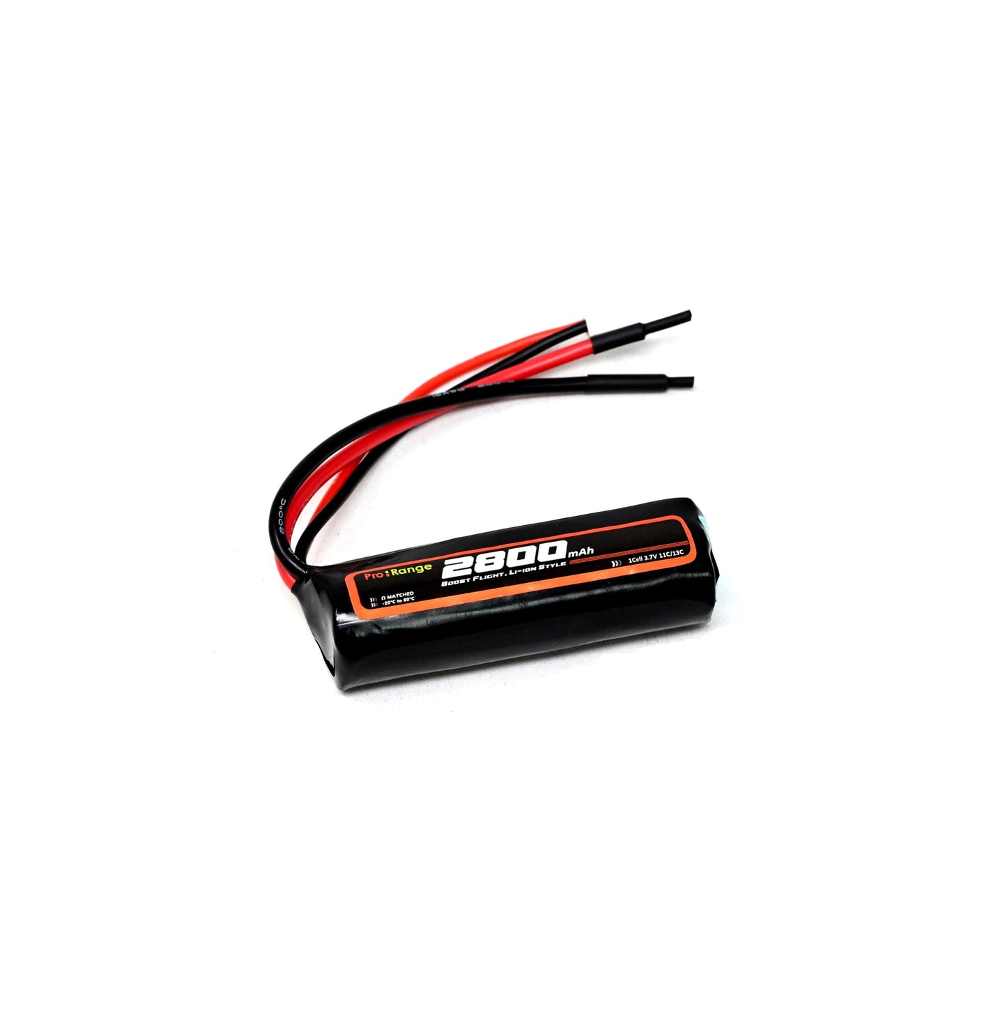Pro-Range INR 18650 P28A 3.7V 2800mAh 1S1P 25A/30A Discharge Li-ion Drone Battery Pack