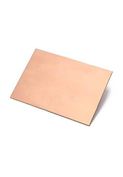 Single Side 15X20cm thickness 1.5mm Copper Clad Printed Circuit Board