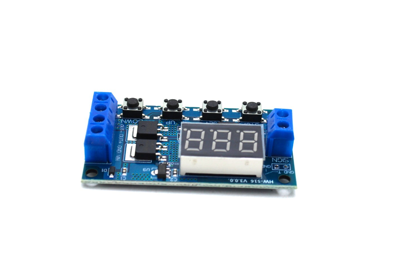 Timing Delay Switch Circuit with Double MOSFET Control