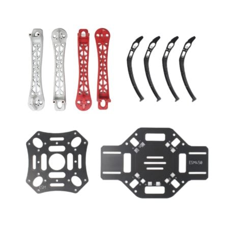 F450 / Q450 Quadcopter Frame(PCB Version with Integrated PCB) + Plastic Landing Gear Combo Kit – Made in INDIA
