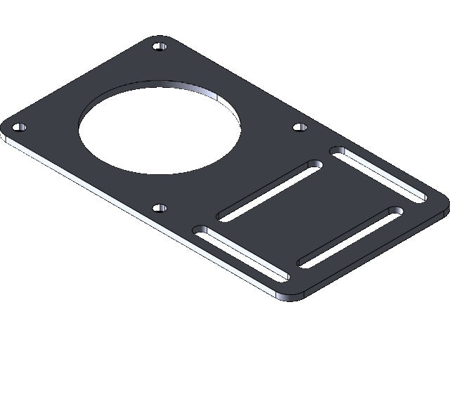 EasyMech Bracket For NEMA23 Stepper Motor – Straight