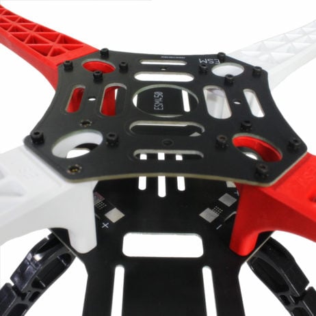 F450 / Q450 Quadcopter Frame(PCB Version with Integrated PCB) + Plastic Landing Gear Combo Kit – Made in INDIA