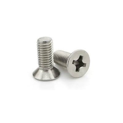 EasyMech SS 304 CSK Countersunk Philips Head M3 X 10 mm Bolt-25 Pcs.