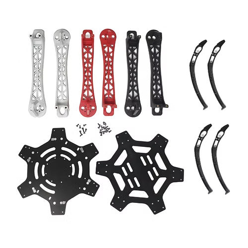 F550 / Q550 Hexa-Copter Frame, Landing Gears and Integrated PCB Kit – Made in INDIA