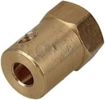 6mm Hex coupling for Robot Smart Car Wheel 18mm Length