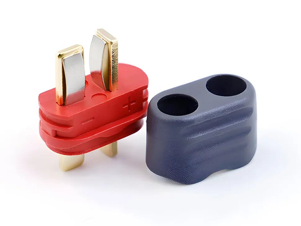 Amass Nylon T Style Male Connector with Insulating Cap-1Pcs- AM-1015E-M.G.R