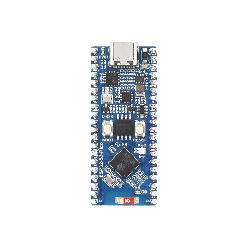 Waveshare ESP32-S3 Microcontroller, 2.4 GHz Wi-Fi Development Board, dual-core processor with frequency up to 240 MHz