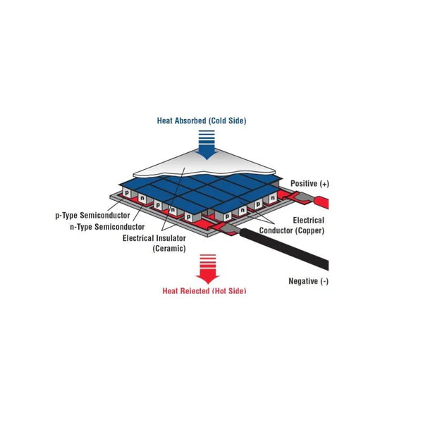 TEC1 12706 40x40mm Thermoelectric Cooler 6A Peltier Module