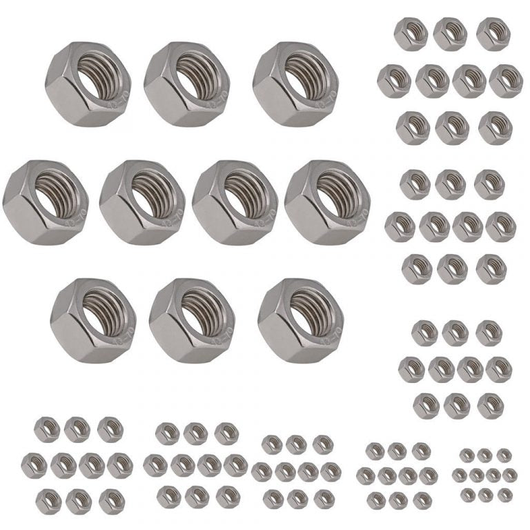 EasyMech Set of M4 X 20 MM Socket Head Cap (Allen) Bolt and Nut-12 pcs.