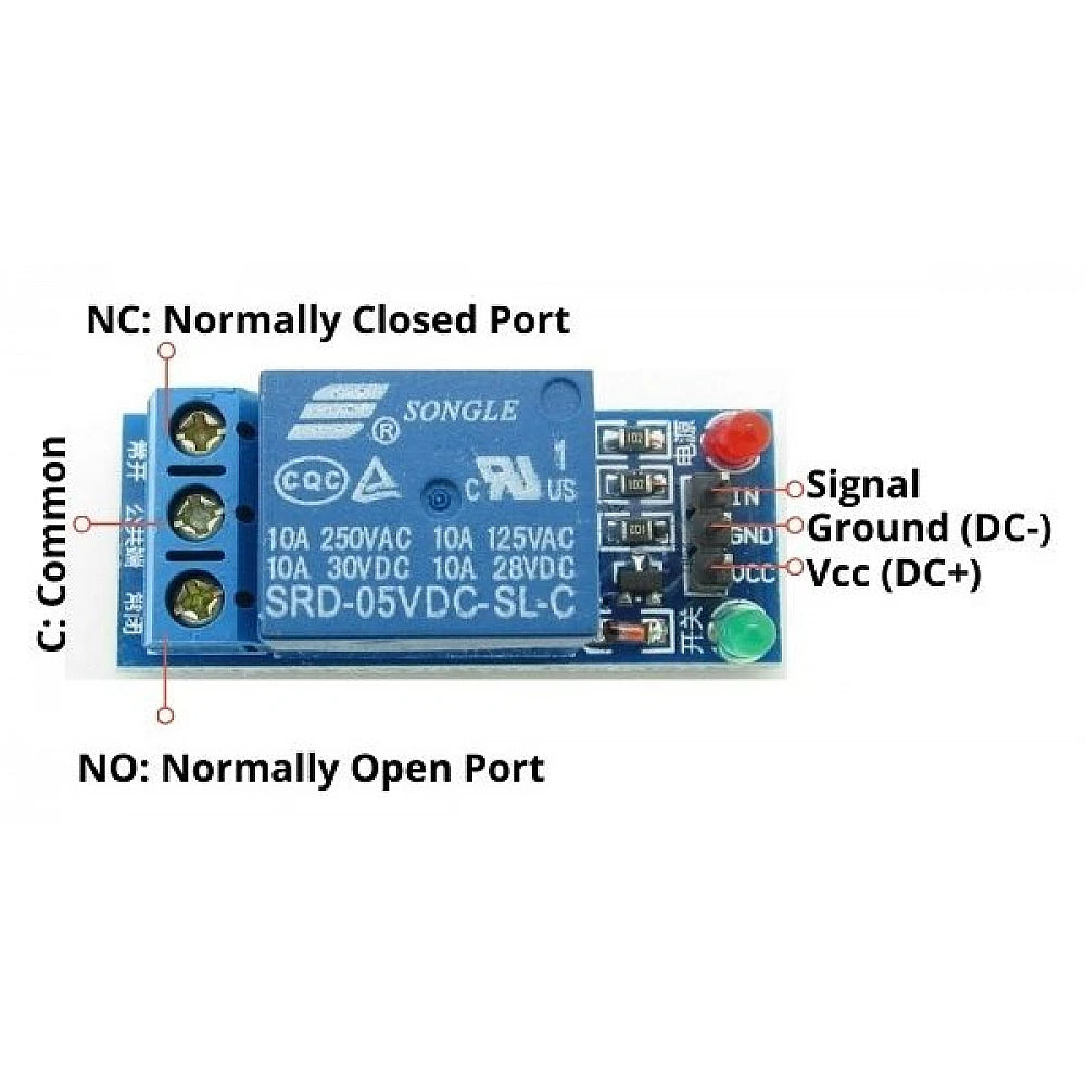 5V 1 Channel Relay Module for Arduino