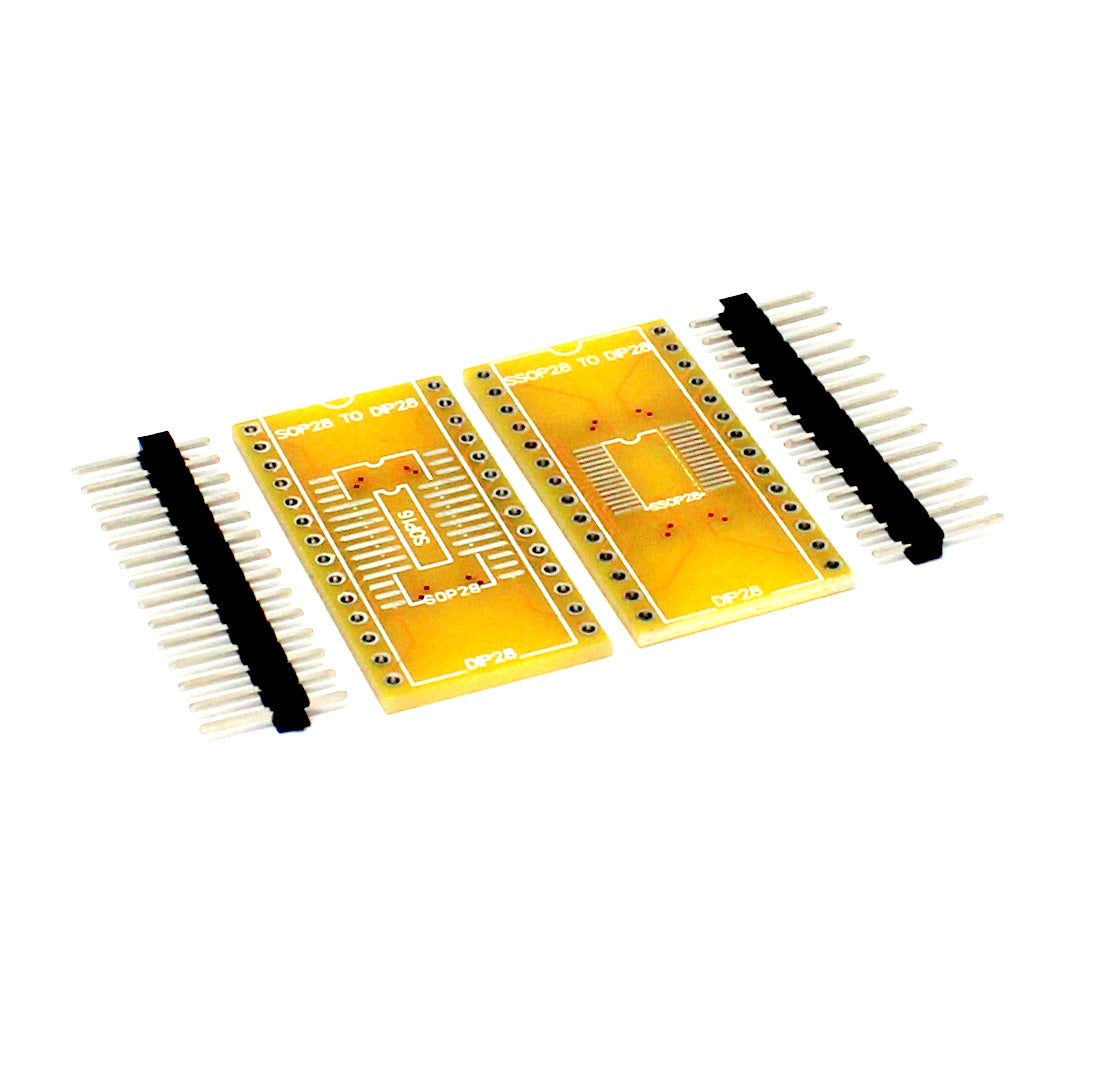 Sop16 Sop28 To Dip16 Dip28 Pcb Adapter