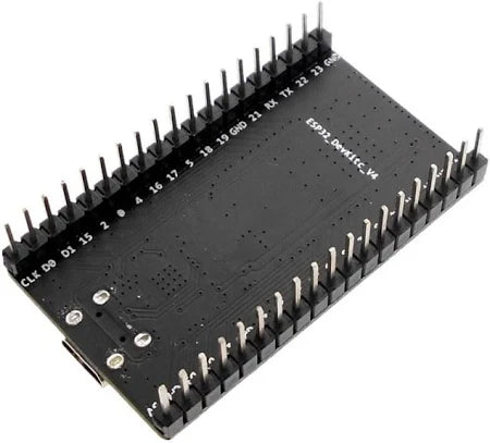Black ESP32-DEVKITC Development Board Backboard