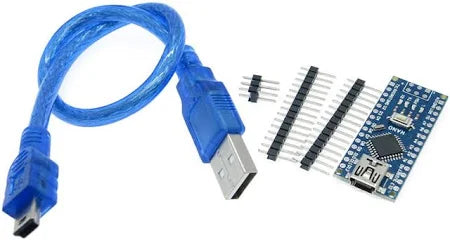 Nano V3.0 CH340 Chip with Mini USB Cable Compatible with Arduino (Unsoldered)