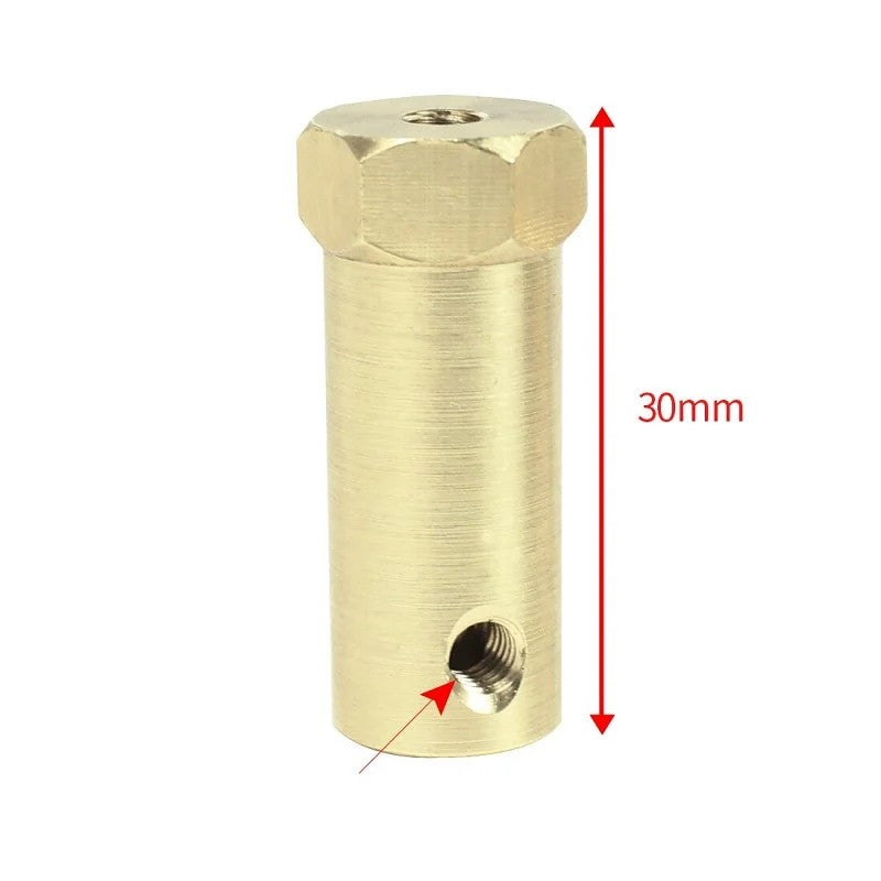 6mm Hex coupling for Robot Smart Car Wheel 30mm Length