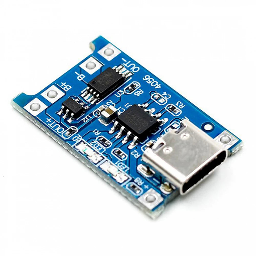 TP4056 1A Li-ion lithium Battery Charging Module With Current Protection – Type C