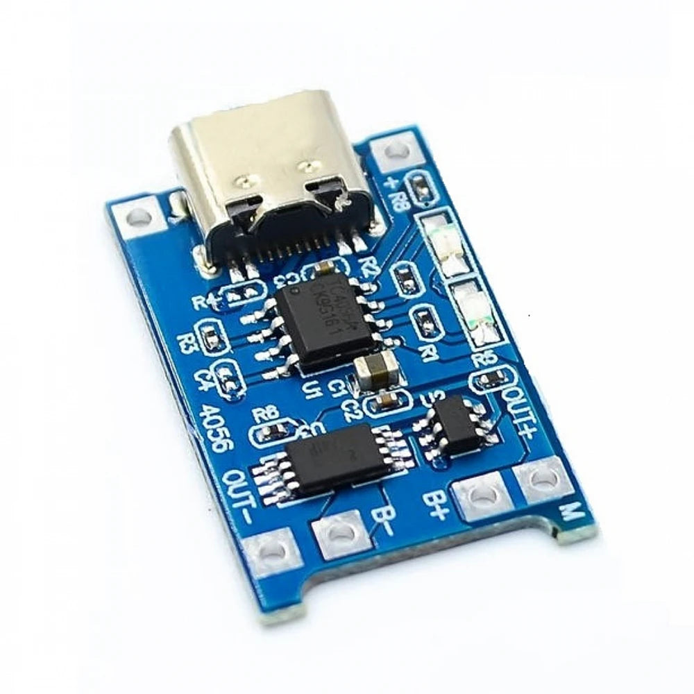TP4056 1A Li-ion lithium Battery Charging Module With Current Protection – Type C