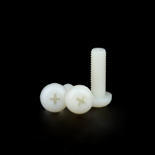 White nylon screw M3*12mm (Pack of 10)