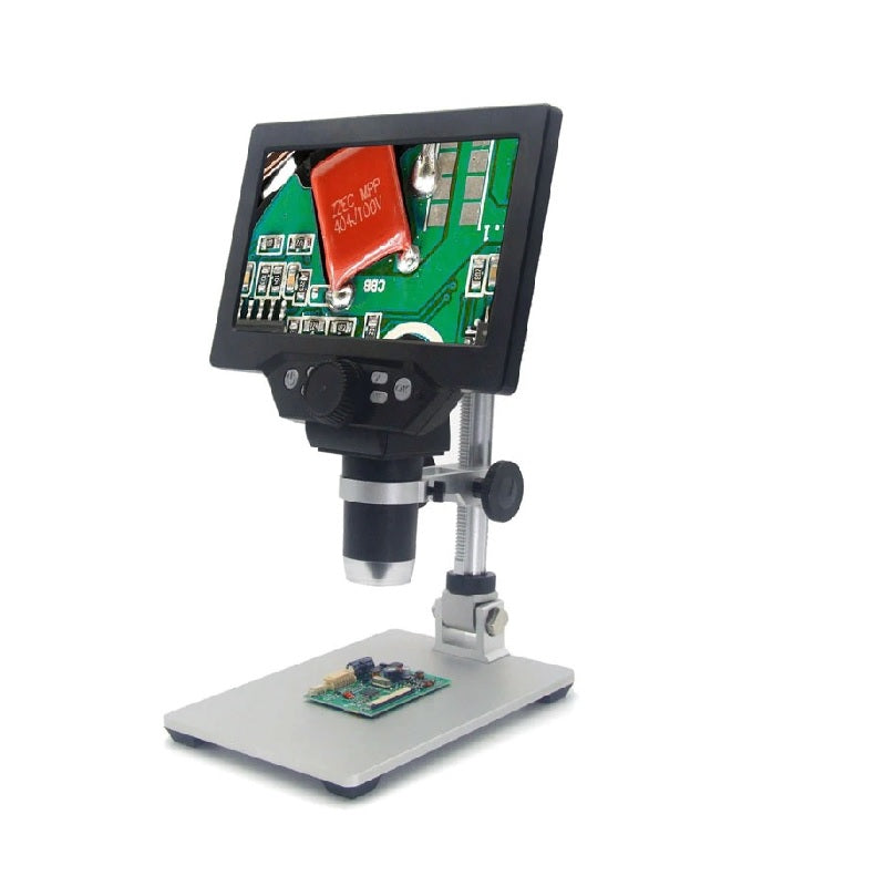 G1200 1200 x 12MP Multipurpose Digital Electronic Microscope with 7″ LCD Display (Basic Quality)