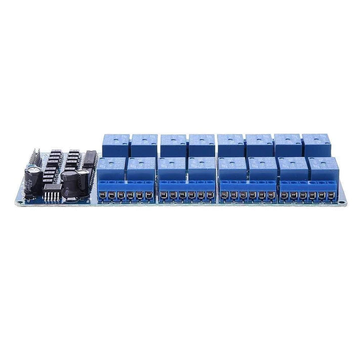 12V 16 Channel Relay Module with Light Coupling LM2576 Power Supply