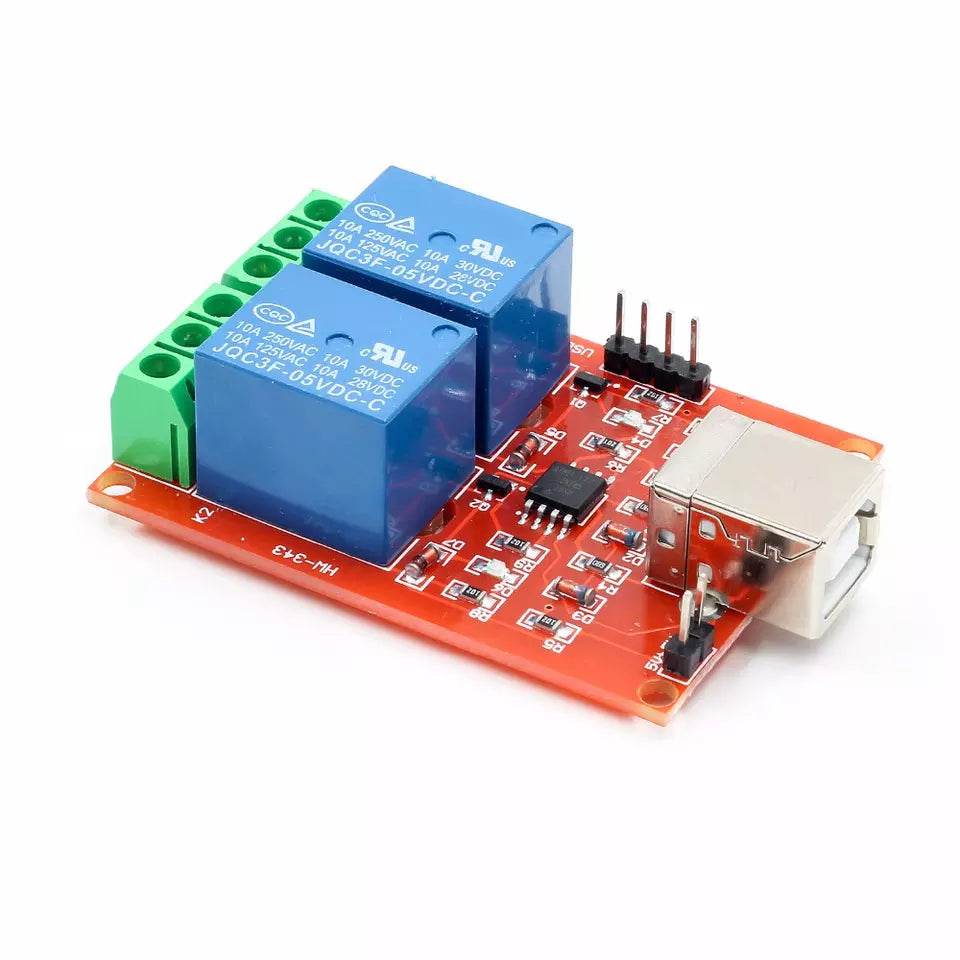 5V 2 channel USB PC Intelligent Control Relay Module
