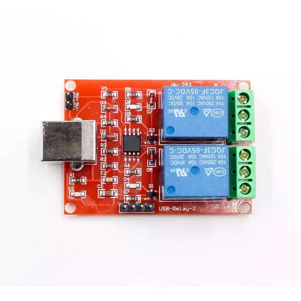 5V 2 channel USB PC Intelligent Control Relay Module
