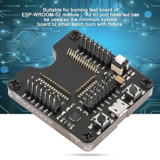 ESP32-WROOM-32 Burn Fixture Test Board