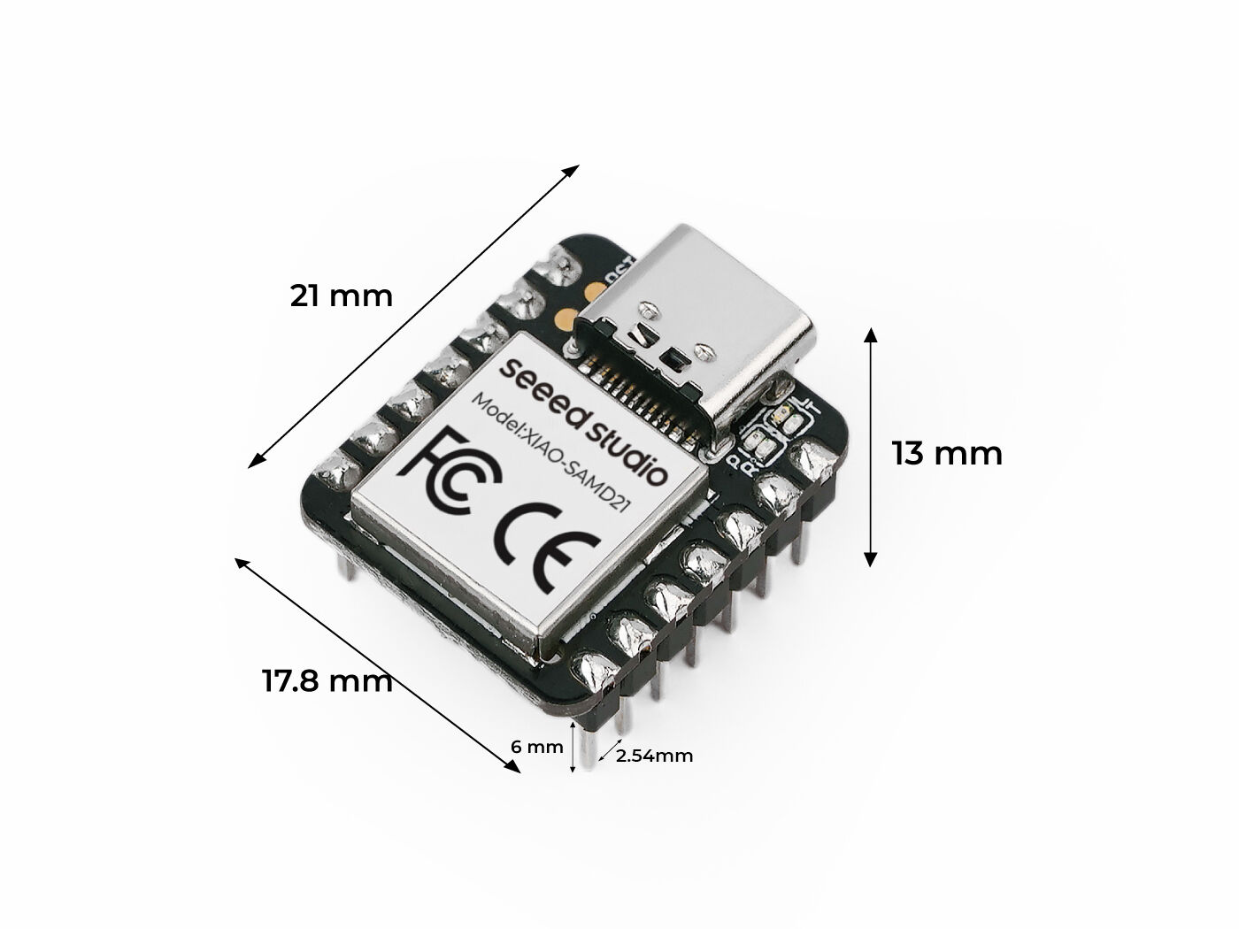 Seeed Studio Seeeduino Xiao SAMD21 (Pre-Soldered)
