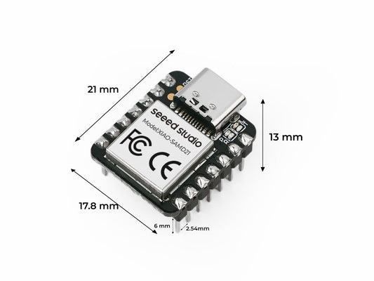 Seeed Studio Seeeduino Xiao SAMD21 (Pre-Soldered)