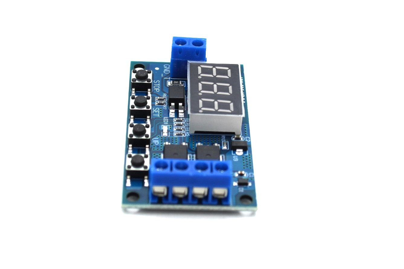 Timing Delay Switch Circuit with Double MOSFET Control
