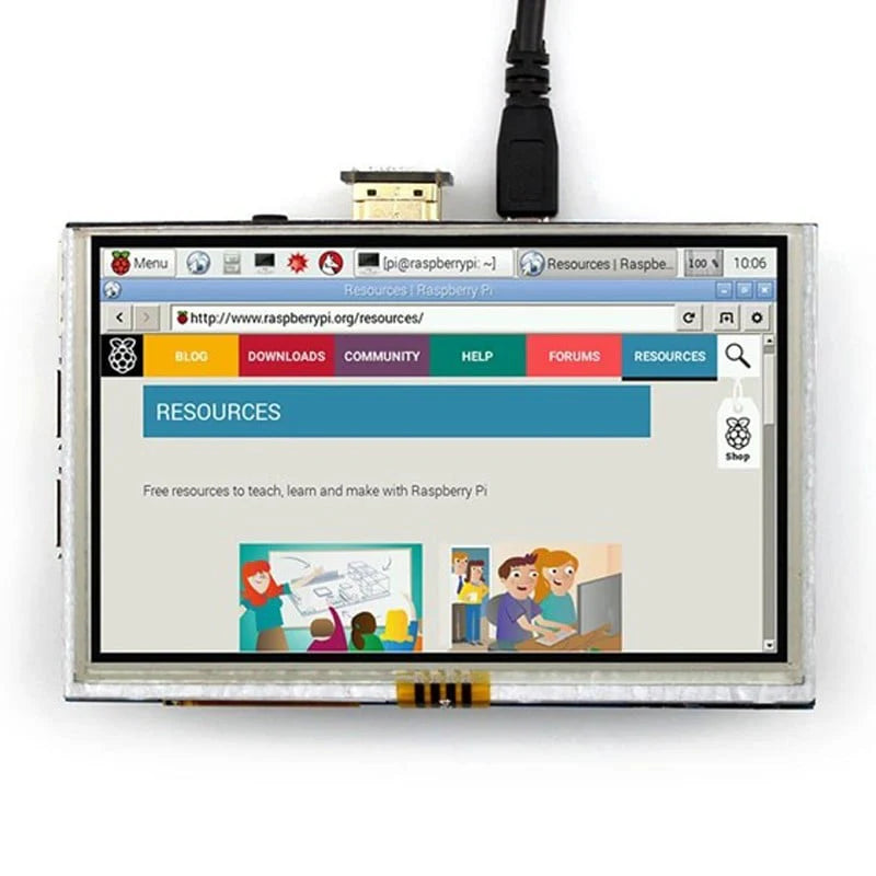 5 Inch Touch Screen HDMI Interface TFT LCD for Raspberry Pi 3 model B + Touch Pen